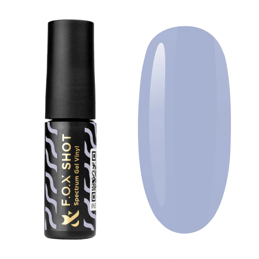 Гель-лак FOX SHOT Spectrum Gel Vinyl 054 ніжний блакитний, емаль 5 г
