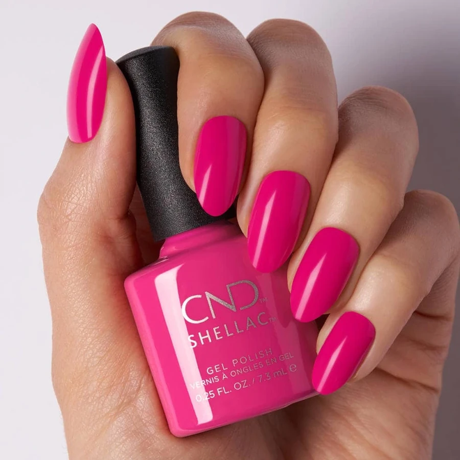 Гель-лак CND Shellac Museum Meet Cute малиновий, емаль 7,3 мл