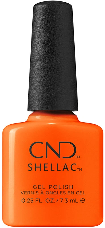 Гель-лак CND Shellac Popsicle Picnic морквяно-жовтогарячий, емаль 7,3 мл