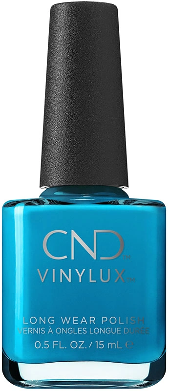 Лак CND VINYLUX 382 Pop-Up Pool Party блакитний блакитний, емаль 15 мл