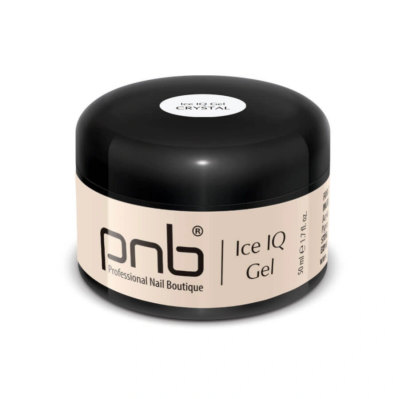 Низькотемпературний гель PNB UV/LED Ice IQ Gel Crystal прозорий 50 мл