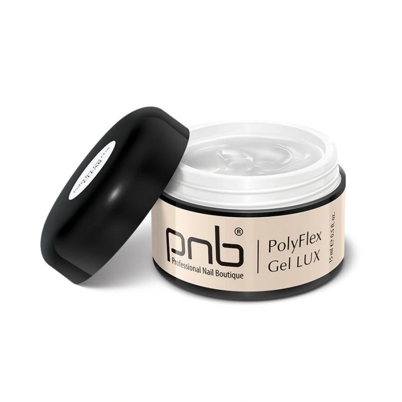 Поліфлекс гель PNB UV/LED PolyFlex Gel LUX Clear прозорий 15 мл