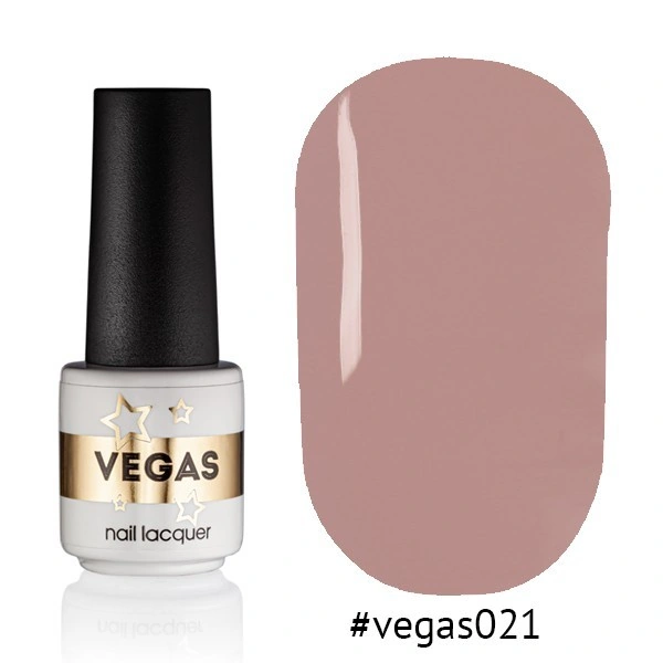 Гель-лак Vegas Nail Lacquer 021 чайна троянда, маль 6 мл