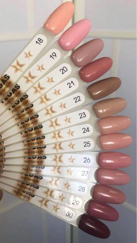 Гель-лак Vegas Nail Lacquer 023 світлий беж, емаль 6 мл