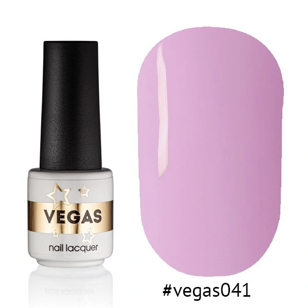 Гель-лак Vegas Nail Lacquer 041 рожево-ліловий, емаль 6 мл