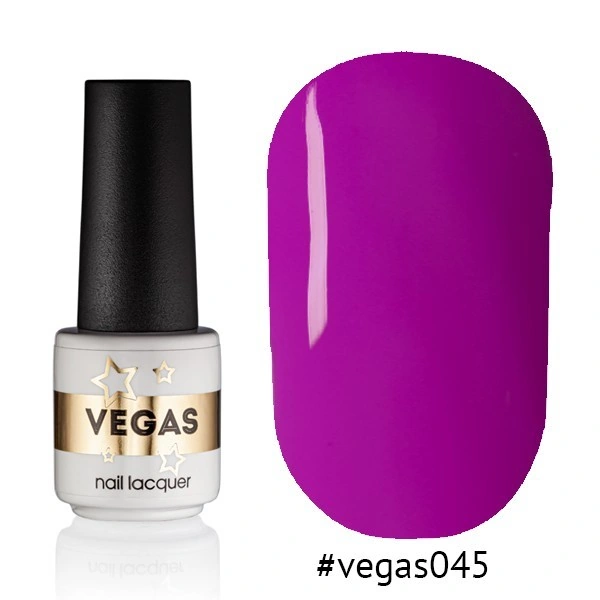 Гель-лак Vegas Nail Lacquer 045 малиновий, емаль 6 мл