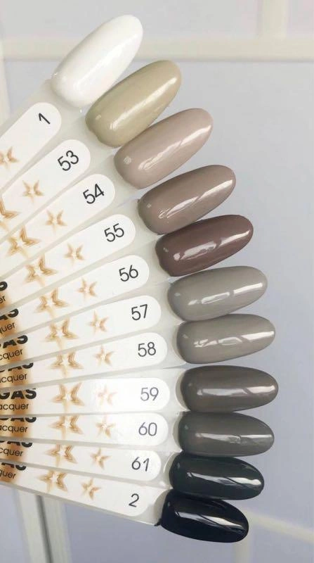 Гель-лак Vegas Nail Lacquer 060 холодний сірий, емаль 6 мл