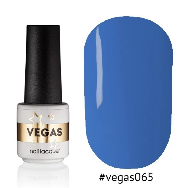 Гель-лак Vegas Nail Lacquer 065 синій, емаль 6 мл