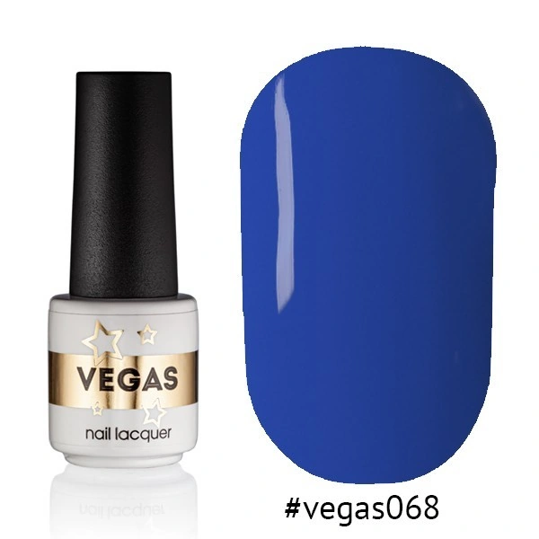 Гель-лак Vegas Nail Lacquer 068 темний синій, емаль 6 мл