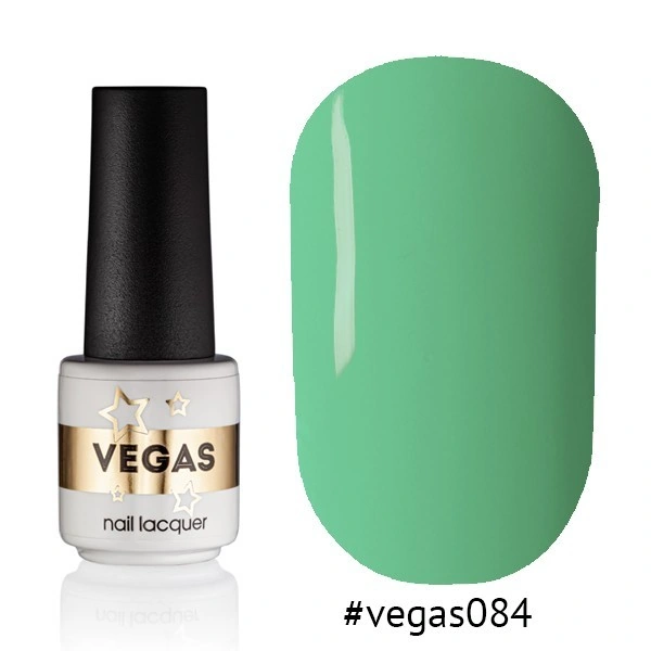 Гель-лак Vegas Nail Lacquer 084 бірюза, емаль 6 мл