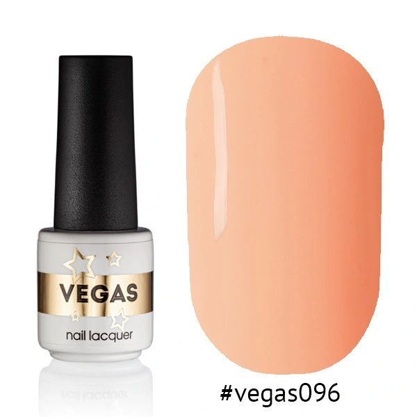 Гель-лак Vegas Nail Lacquer світлий персик, емаль 096 мл