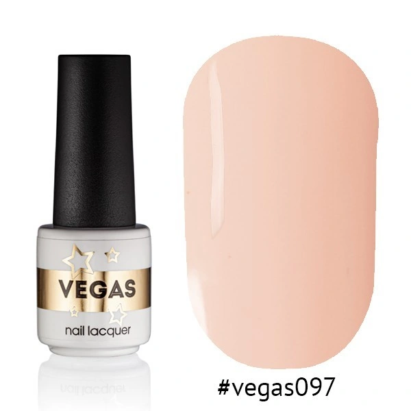 Гель-лак Vegas Nail Lacquer 097 блідо-рожевий, емаль 6 мл
