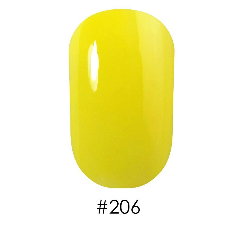 Лак Naomi Nail Lacquer 206 Naomi яскравий лимонно-жовтий, емаль 12 мл