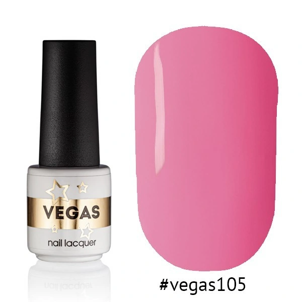 Гель-лак Vegas Nail Lacquer 108 темний малиновий, емаль 6 мл