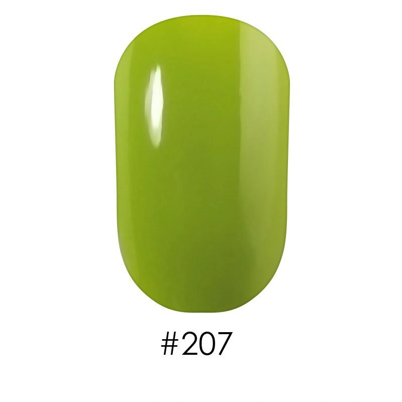 Лак Naomi Nail Lacquer 207 Naomi яскравий салатовий 12 мл