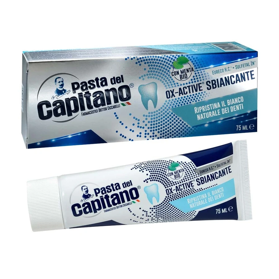 Зубна паста Pasta del Capitano Зубна паста Ox-Active Whitening відбілююча 75 мл