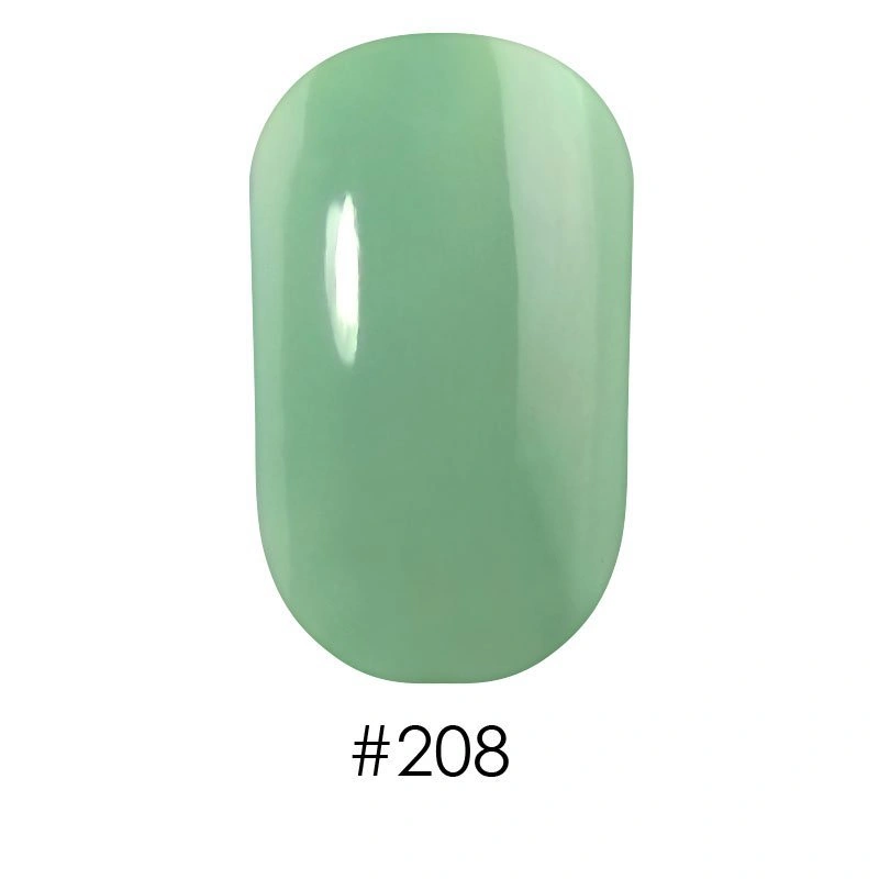 Лак Naomi Nail Lacquer 208 Naomi блідий молочно-зелений 12 мл
