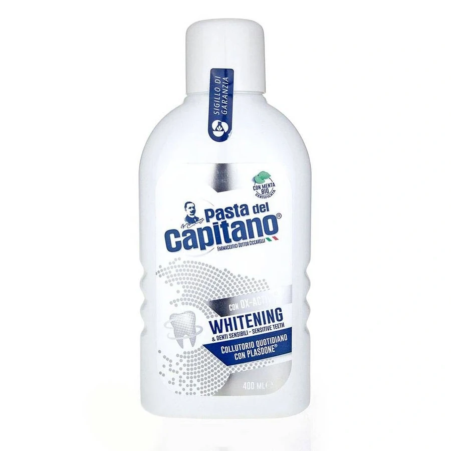 Ополіскувач для ротової порожнини Pasta del Capitano Ополіскувач ротової порожнини Whitening відбілюючий 400 мл