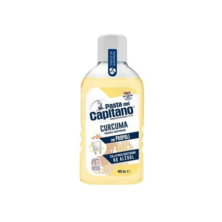 Ополіскувач для порожнини рота Pasta del Capitano Ополіскувач ротової порожнини Turmeric & Propolis з куркумою та прополісом 400 мл