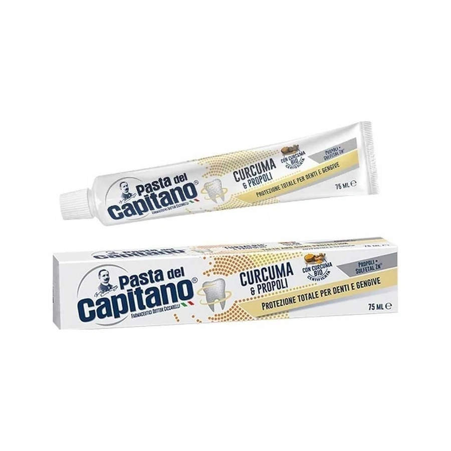 Зубна паста Pasta del Capitano Зубна паста Turmeric & Propolis з куркумою та прополісом 75 мл