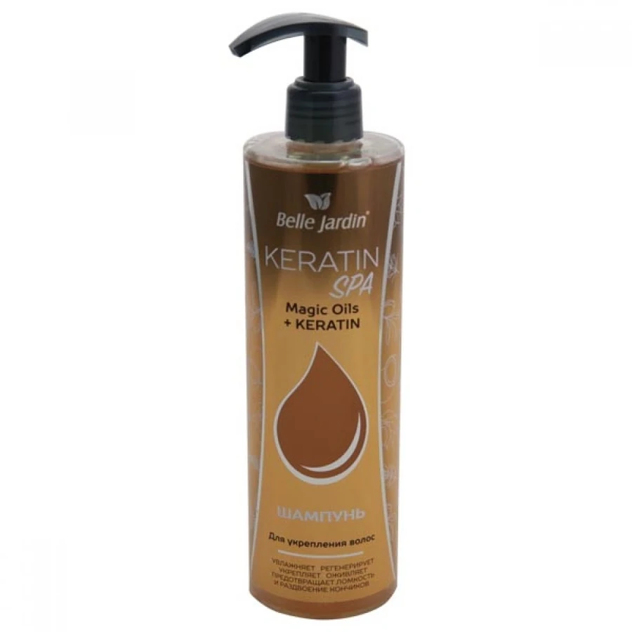 Шампунь для волосся Чарівні олії + Кератин Belle Jardin Keratin SPA Magic Oils+Keratin Shampoo 400 мл