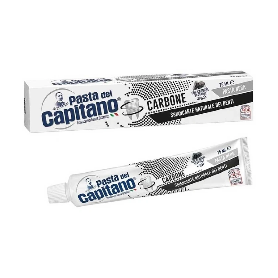 Зубна паста Pasta del Capitano Зубна паста Charcoal з вугіллям 75 мл