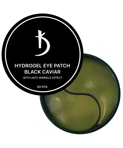 Патчі для очей Kodi Гідрогелеві патчі під очі Black Caviar 60 шт