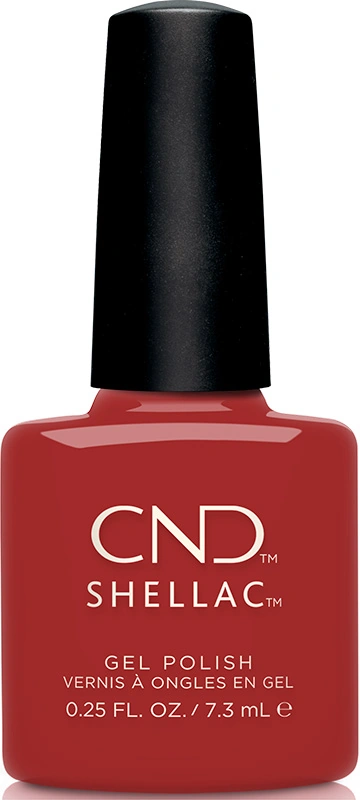 Гель-лак CND Shellac Books & Beaujolais темний червоний, емаль 7,3 мл