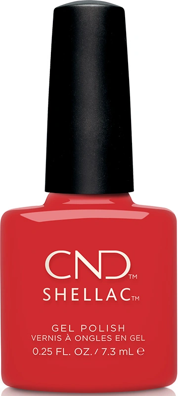 Гель-лак CND Shellac Soft Flame ягідний червоний, емаль 7,3 мл