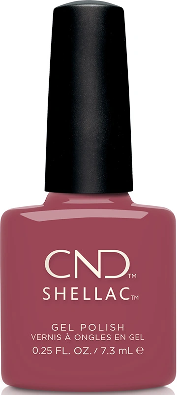 Гель-лак CND Shellac Wooded Bliss шоколадний з рожевим відтінком 7,3 мл