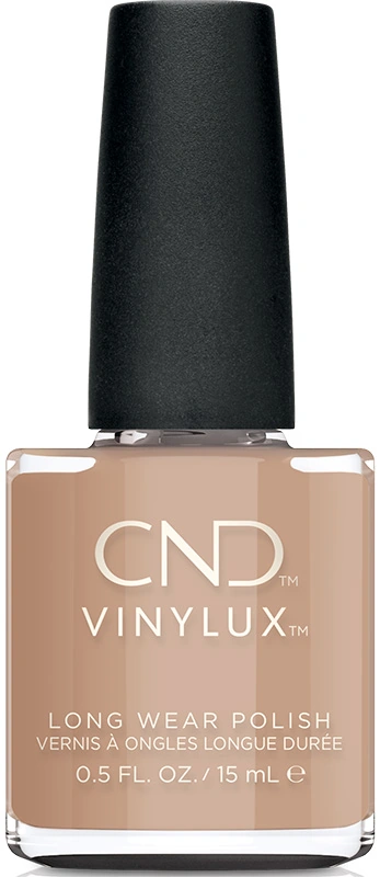 Лак CND VINYLUX 384 Wrapped In Linen холодний беж, емаль 15 мл