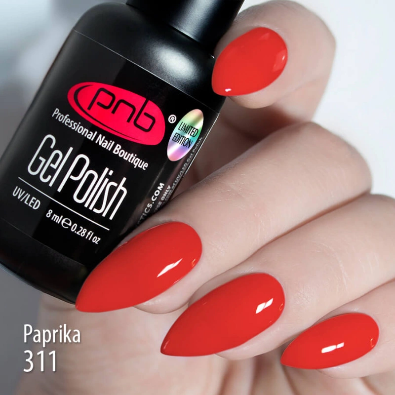 Гель-лак PNB Mini №311 Paprika паприка, емаль 4 мл