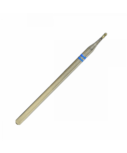 Фреза алмазна куля Kodi Diamond Nozzle P801m010 синя, середній абразив 1.0 мм