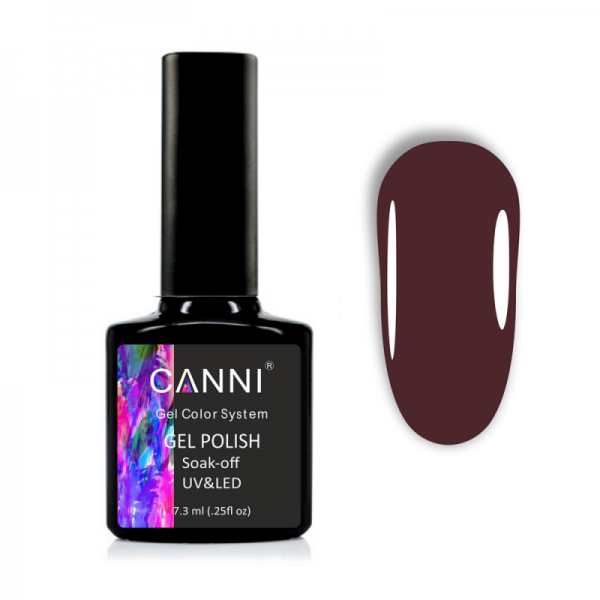 Гель-лак Canni Gel Polish №1034 темний каштан, емаль 7,3 мл