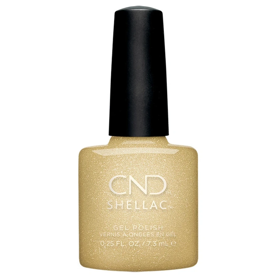 Гель-лак CND Shellac Glitters Sneakers щільне золото 7,3 мл
