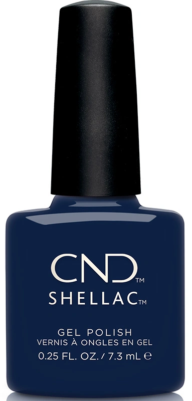 Гель-лак CND Shellac High Waisted Jeans темний синій, емаль 7,3 мл