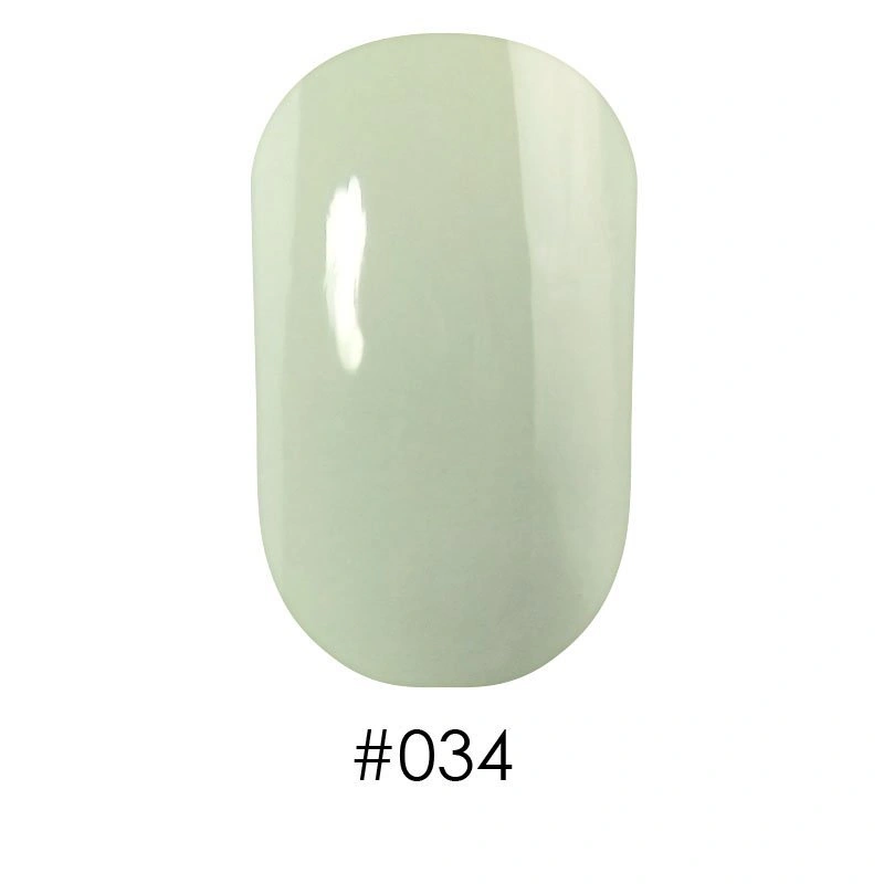 Лак Naomi Nail Lacquer 034 Naomi молочний зелений, емаль 12 мл