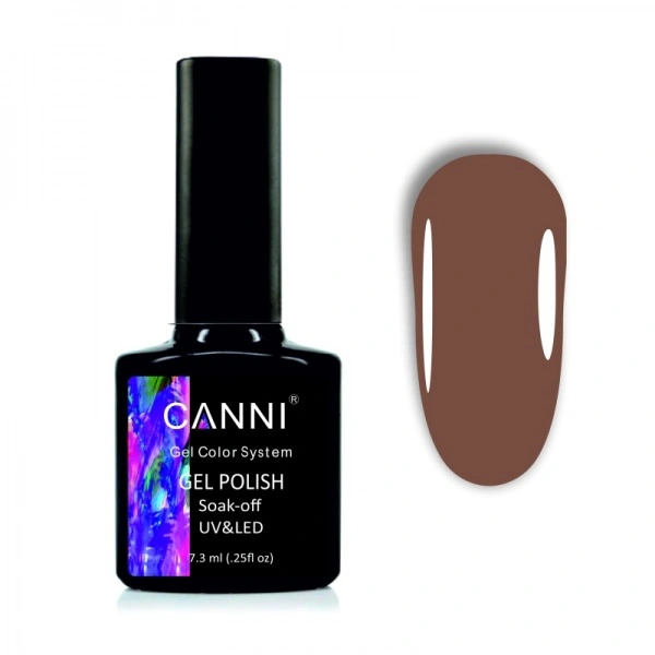 Гель-лак Canni Gel Polish №1056 блідо-коричневий, емаль 7,3 мл
