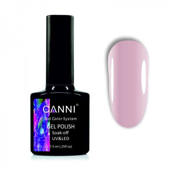 Гель-лак Canni Gel Polish №1064 напівпрозора чайна троянда, емаль 7,3 мл