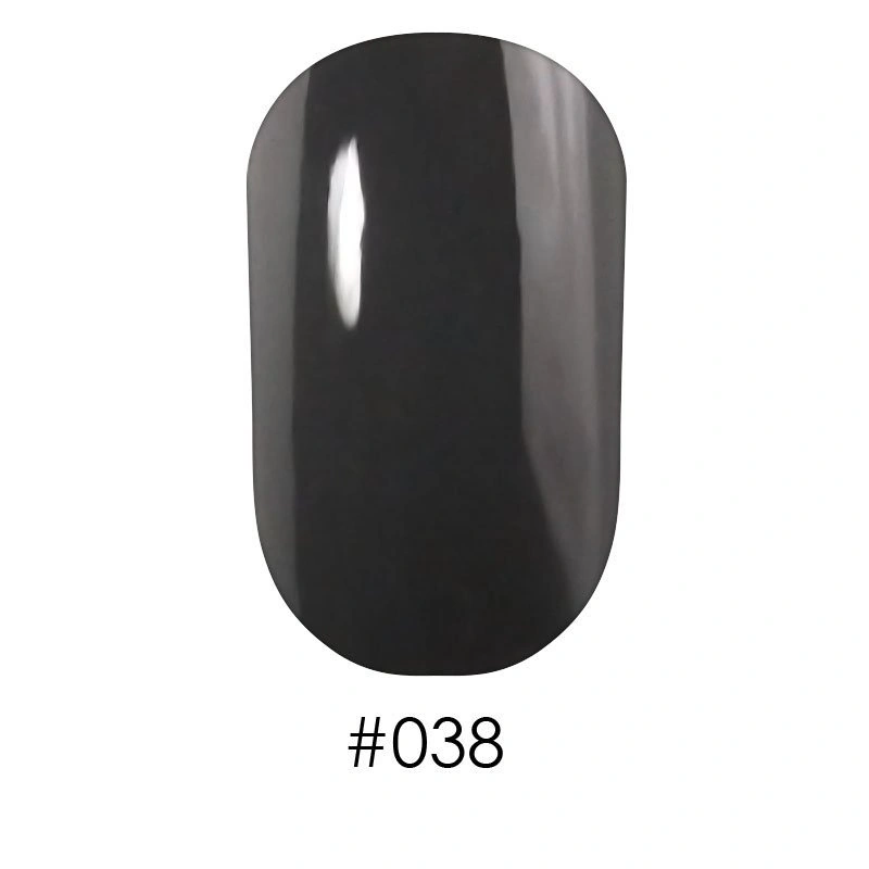 Лак Naomi Nail Lacquer 038 Naomi темно-сірий колір мокрого асфальту, емаль 12 мл