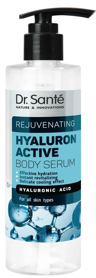 Сироватка для тіла Dr.Sante Hyaluron Active Rejuvenating Body Serum з гіалуроновою кислотою 200 мл