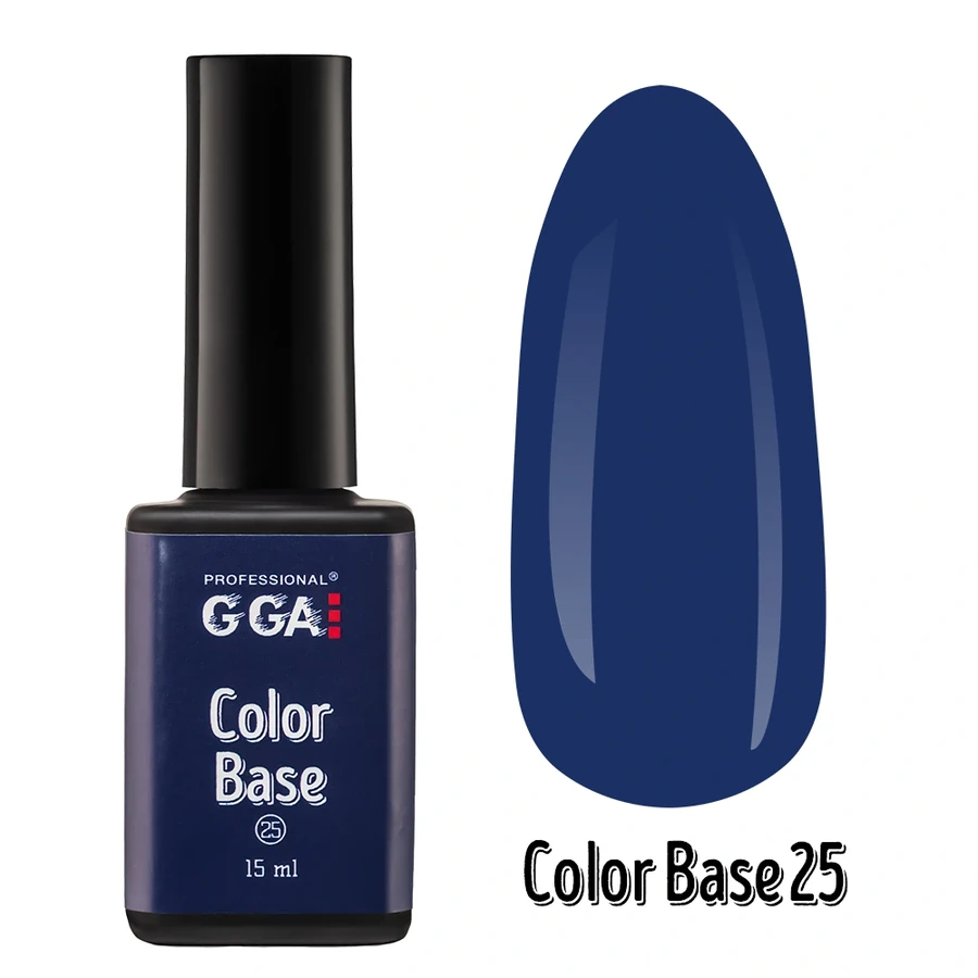 Кольорове базове покриття GGA Professional Color Base №25 синій 15 мл