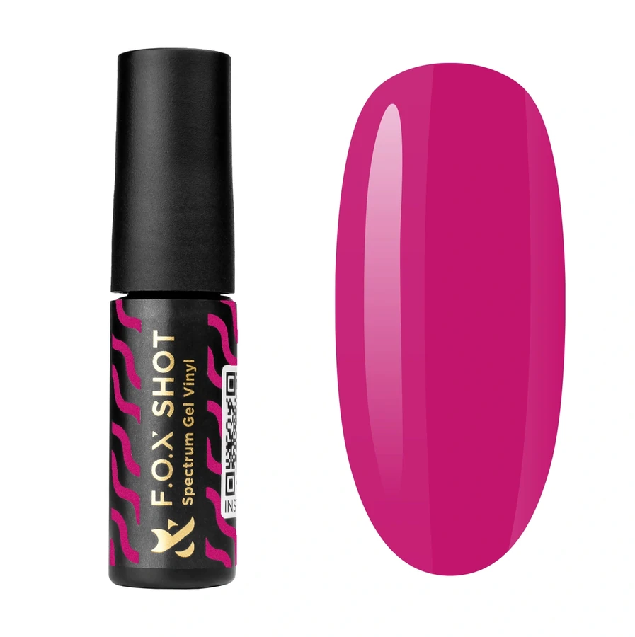 Гель-лак FOX SHOT Spectrum Gel Vinyl 079 рожевий гламур, емаль 5 г