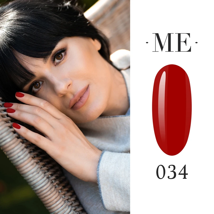 Гель-лак FOX Gel-polish Gold Masha Efrosinina 034 полунично-червоний, емаль 7 мл