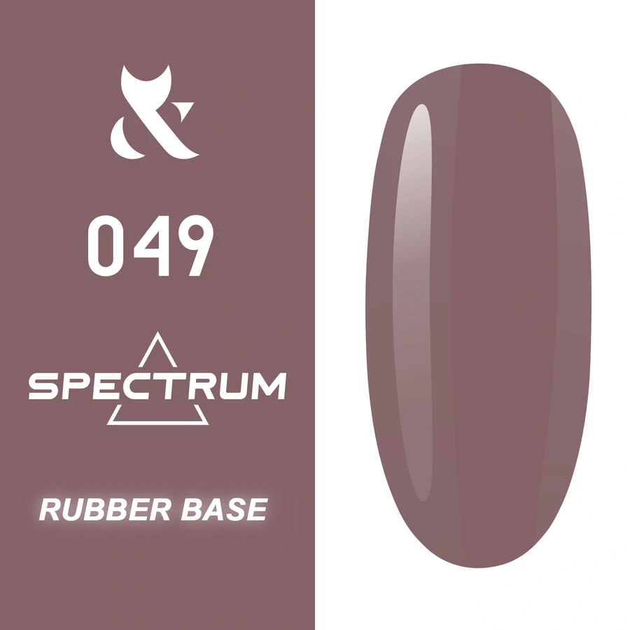 Кольорова каучукова база FOX Spectrum Rubber Base 049 рожеве какао 14 мл