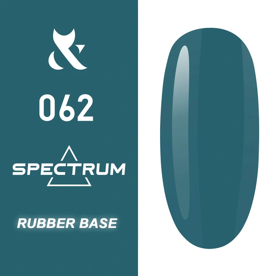 Кольорова каучукова база FOX Spectrum Rubber Base 062 морська хвиля 14 мл