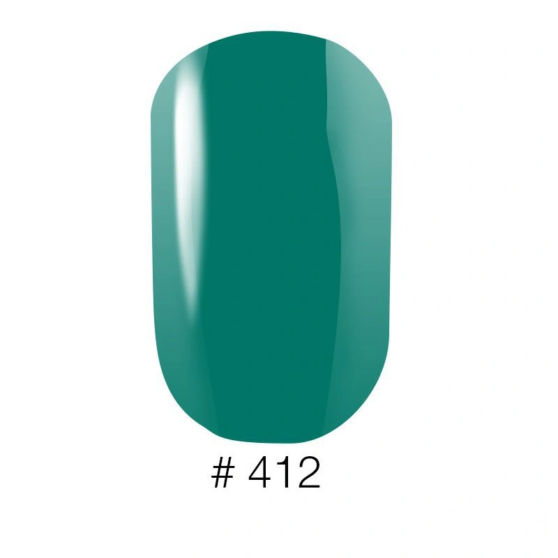 Лак Naomi Nail Lacquer 412 Naomi бірюзовий, емаль 12 мл