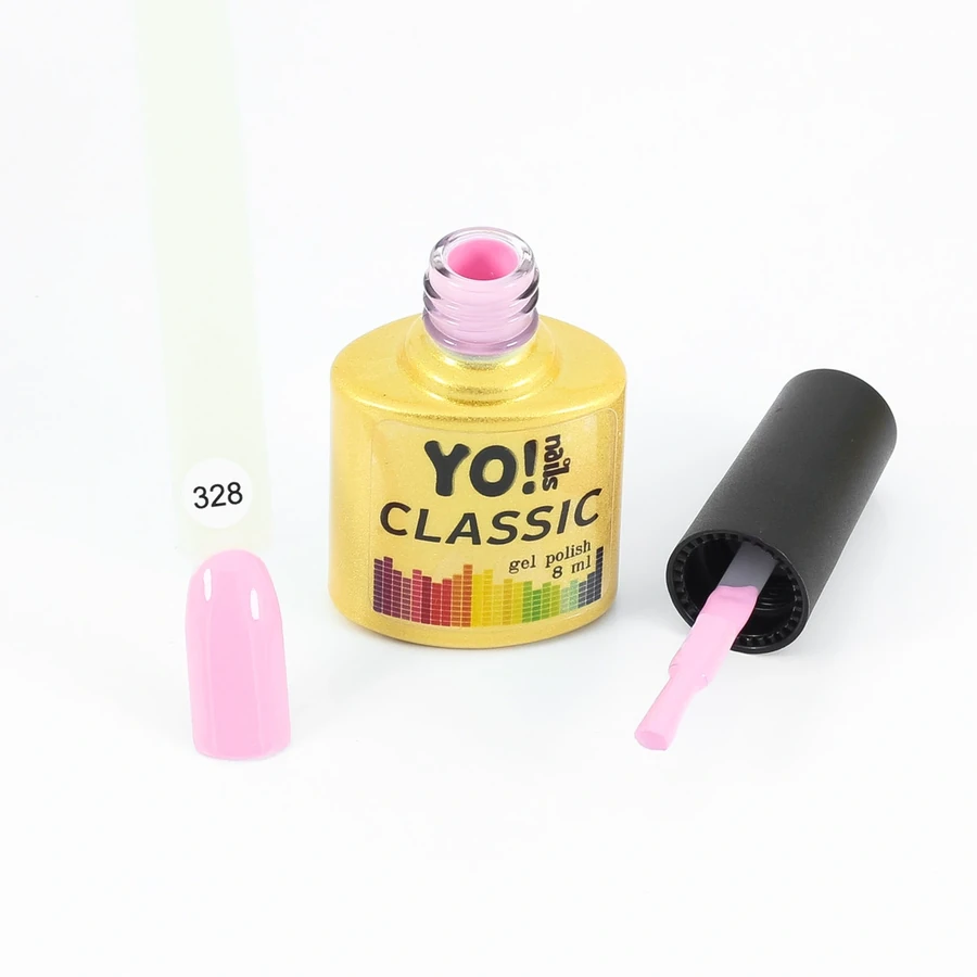 Гель-лак Yo!Nails Classic Gel Polish №328 світлий рожево-ліловий, емаль 8 мл