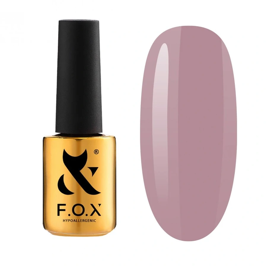 Гель-лак FOX Gel-polish Gold Spectrum 081 бежево-рожевий, емаль 7 мл