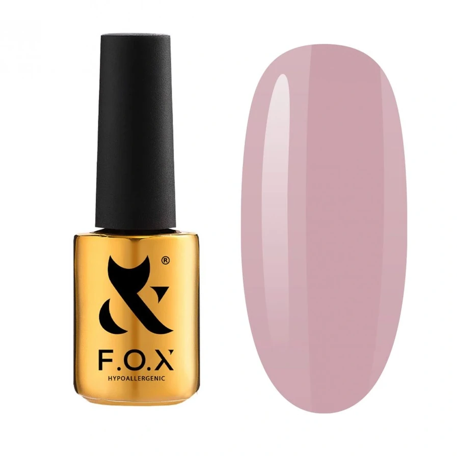 Гель-лак FOX Gel-polish Gold Spectrum 084 світло-рожевий, емаль 7 мл